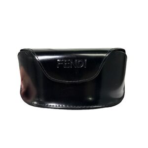 Fendi Black Hard Clamshell Sunglasses Case Authentic‎ Designer Eyewear